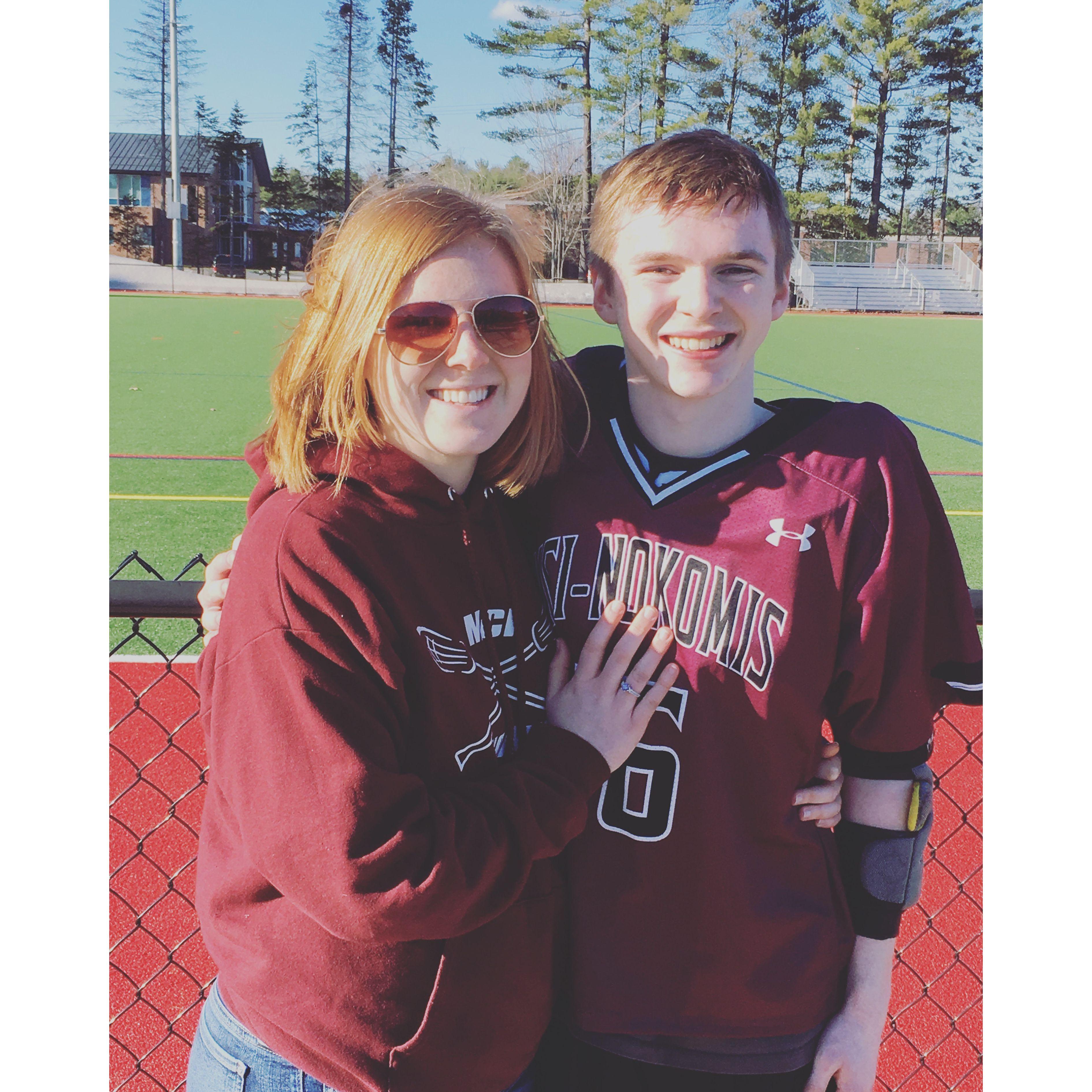 Brayden's senior year lacrosse game