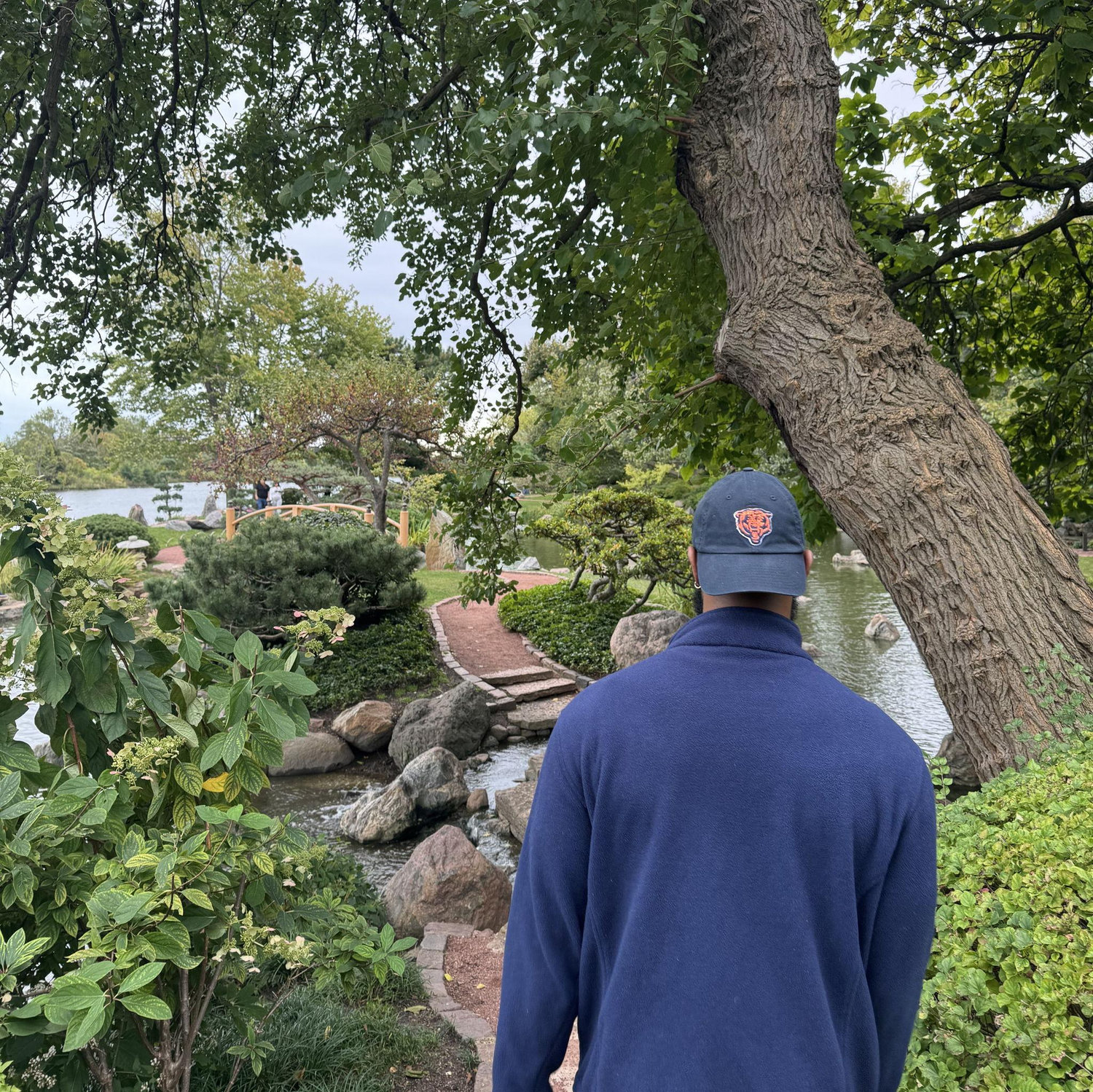 Sep. 2024: On a walk through the Japanese Garden in Jackson Park; little did we know we'd get engaged here 1 year later 🥹