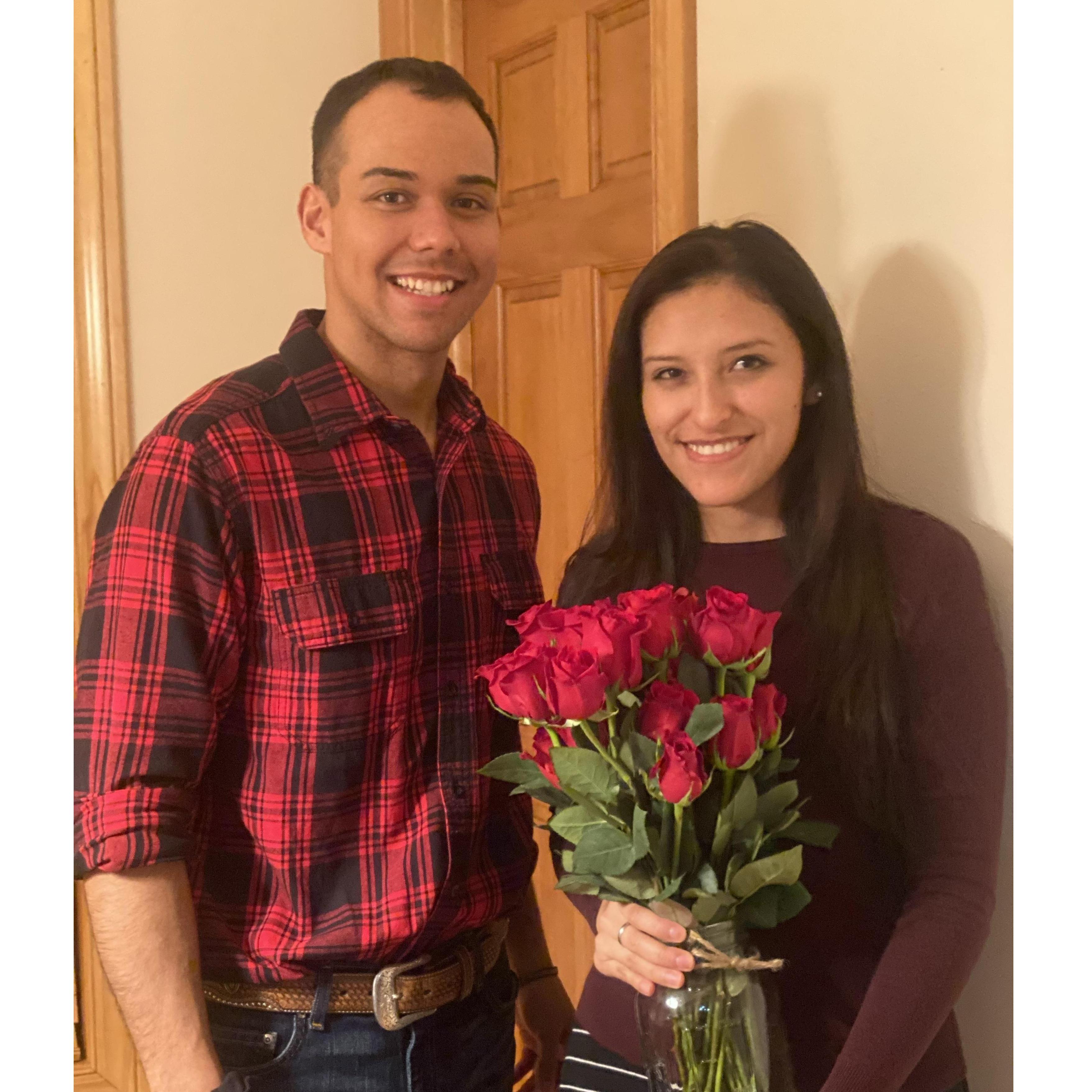 Our fist Valentine's Day!