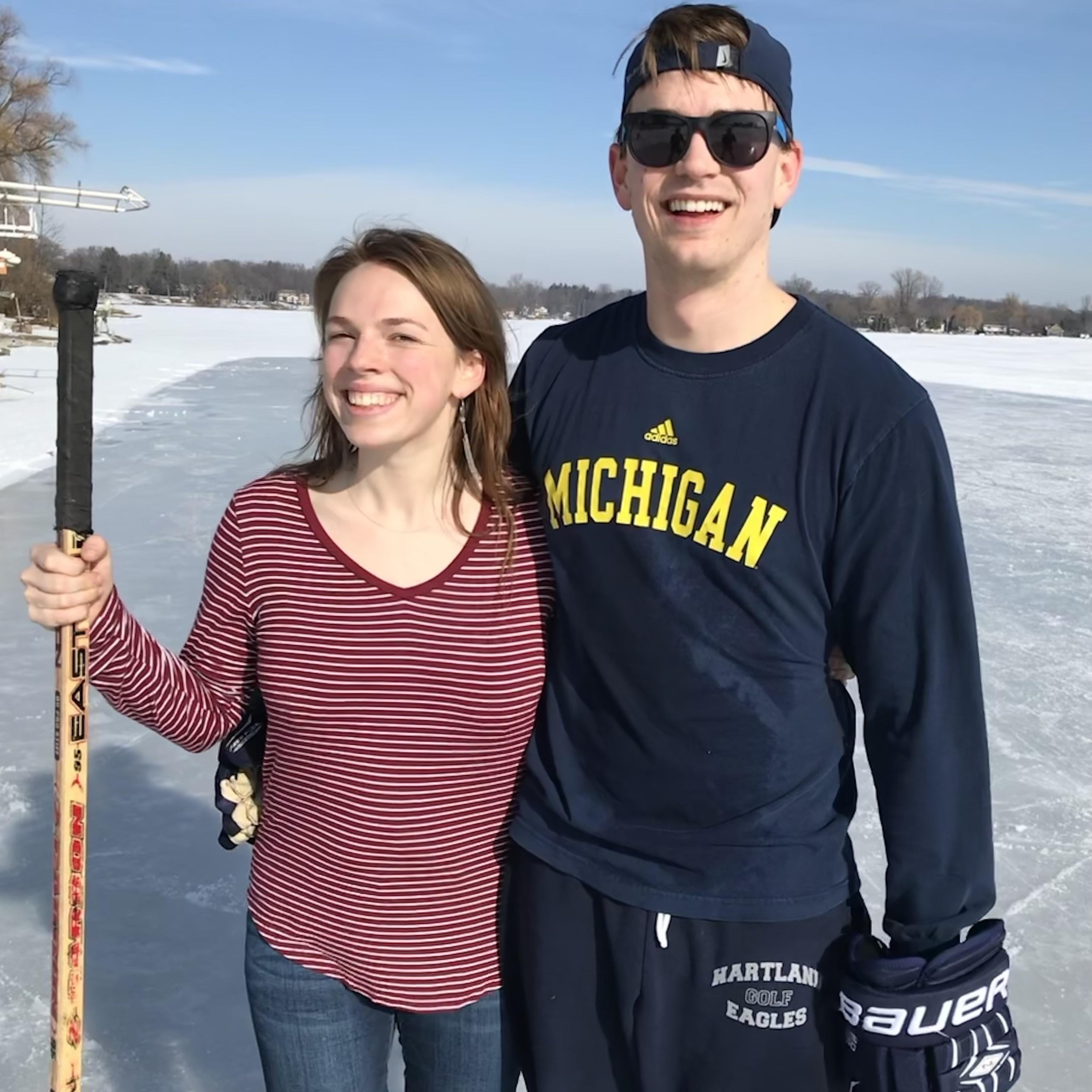 Hockey boy! Hockey girl!