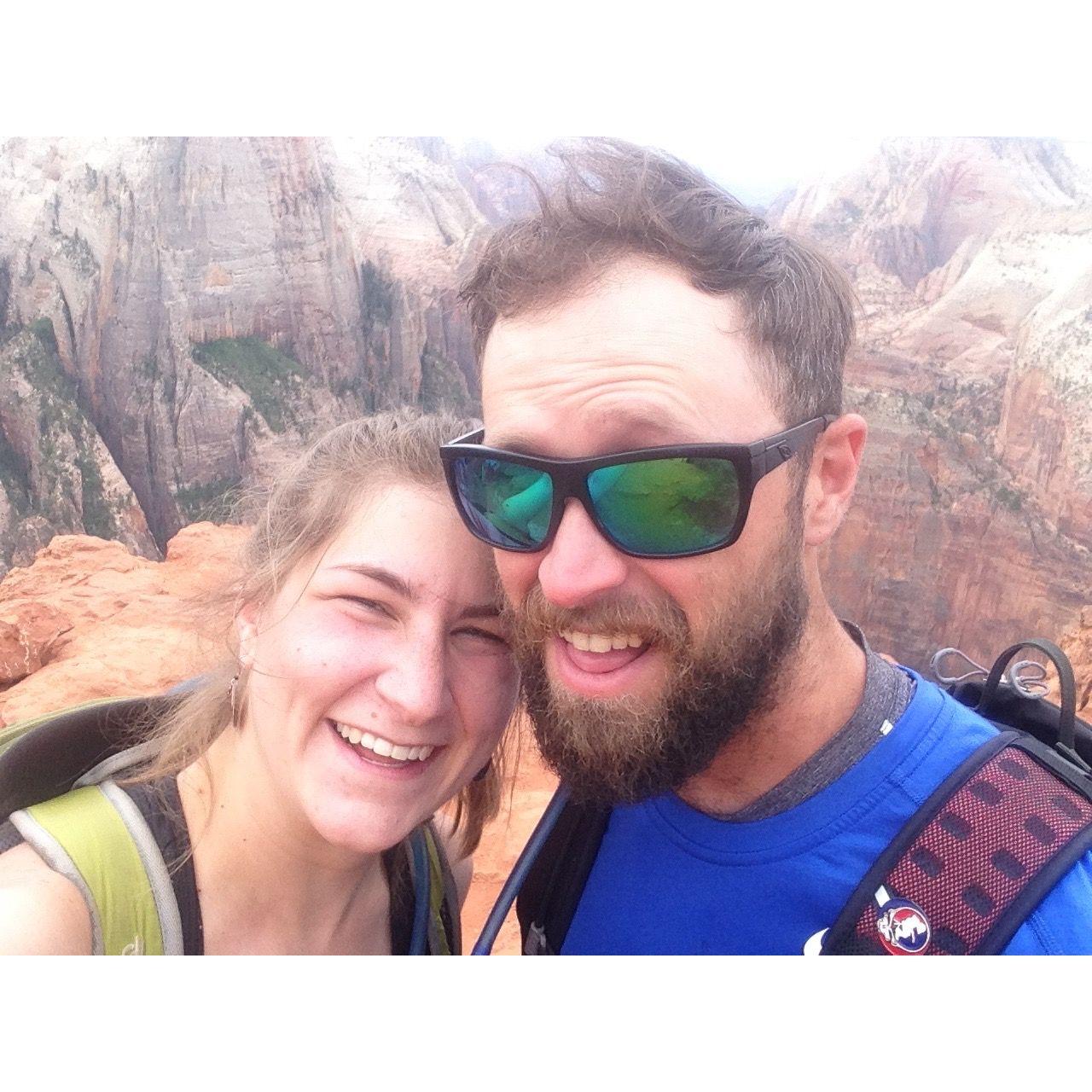 Zion National Park. The beauty of this place took our breath away. May 2018.