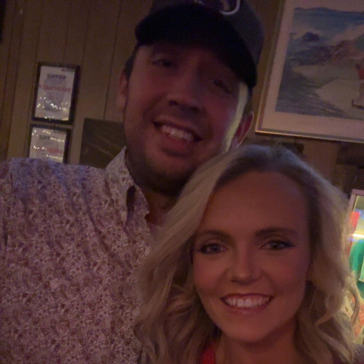 Drunken photo at a country bar in VA