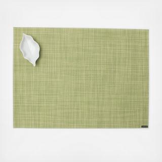 Rectangular Mini Basketweave Placemat, Set of 4