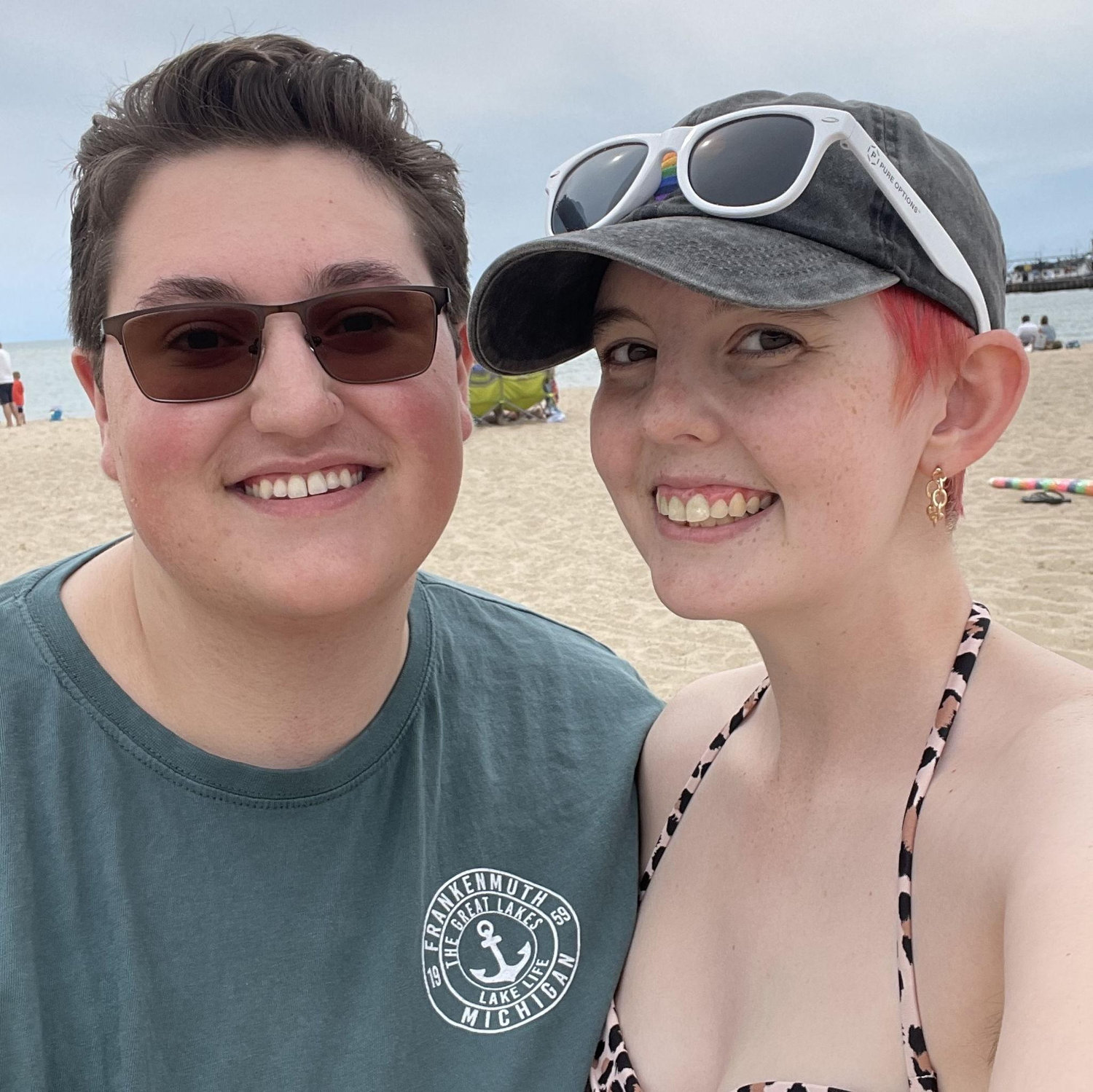 Beach day on Lake Michigan! South Haven, August 2023.