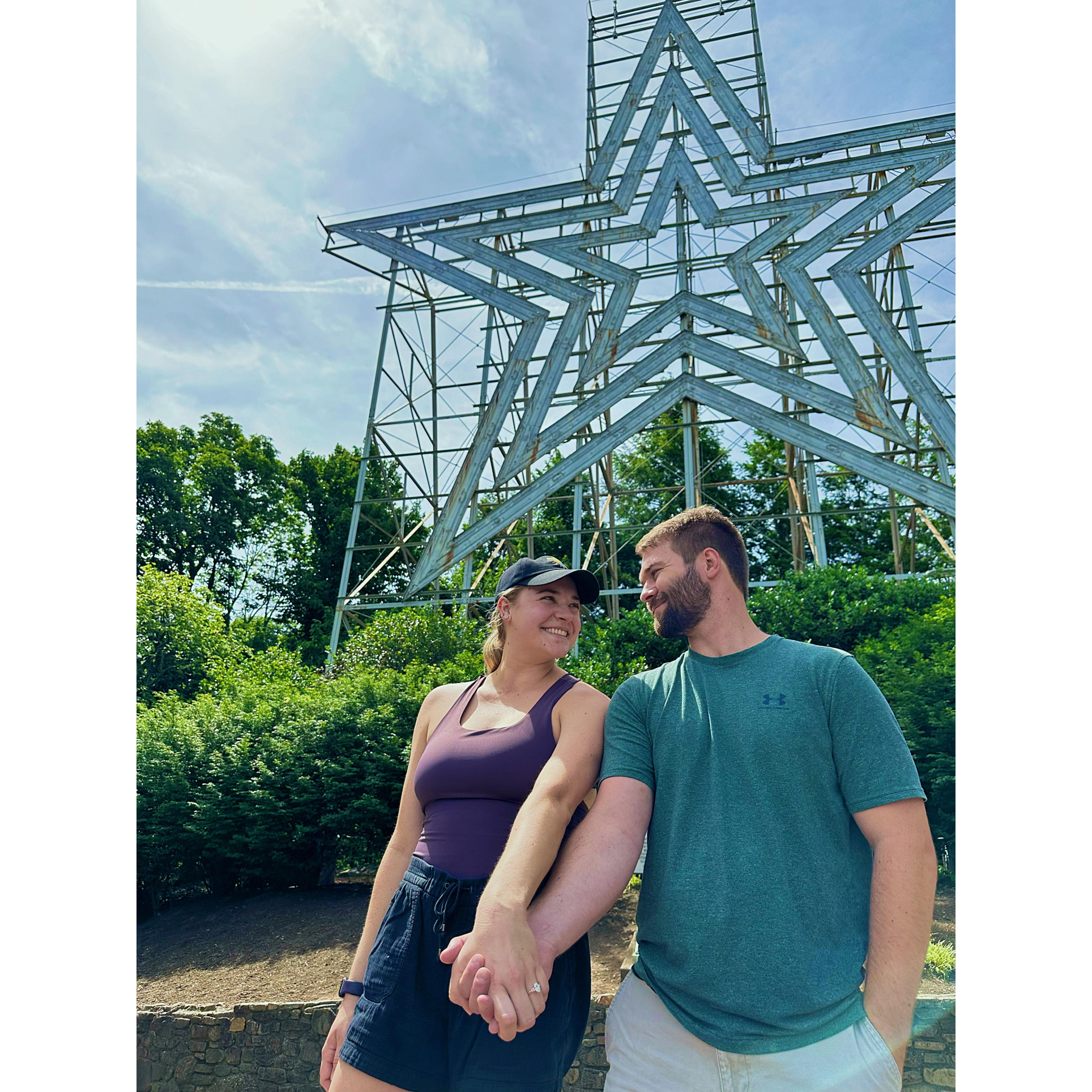 After a year of working, Hunter popped THE question to Emily on June 1, 2024. And Emily, very excitedly, said YES!