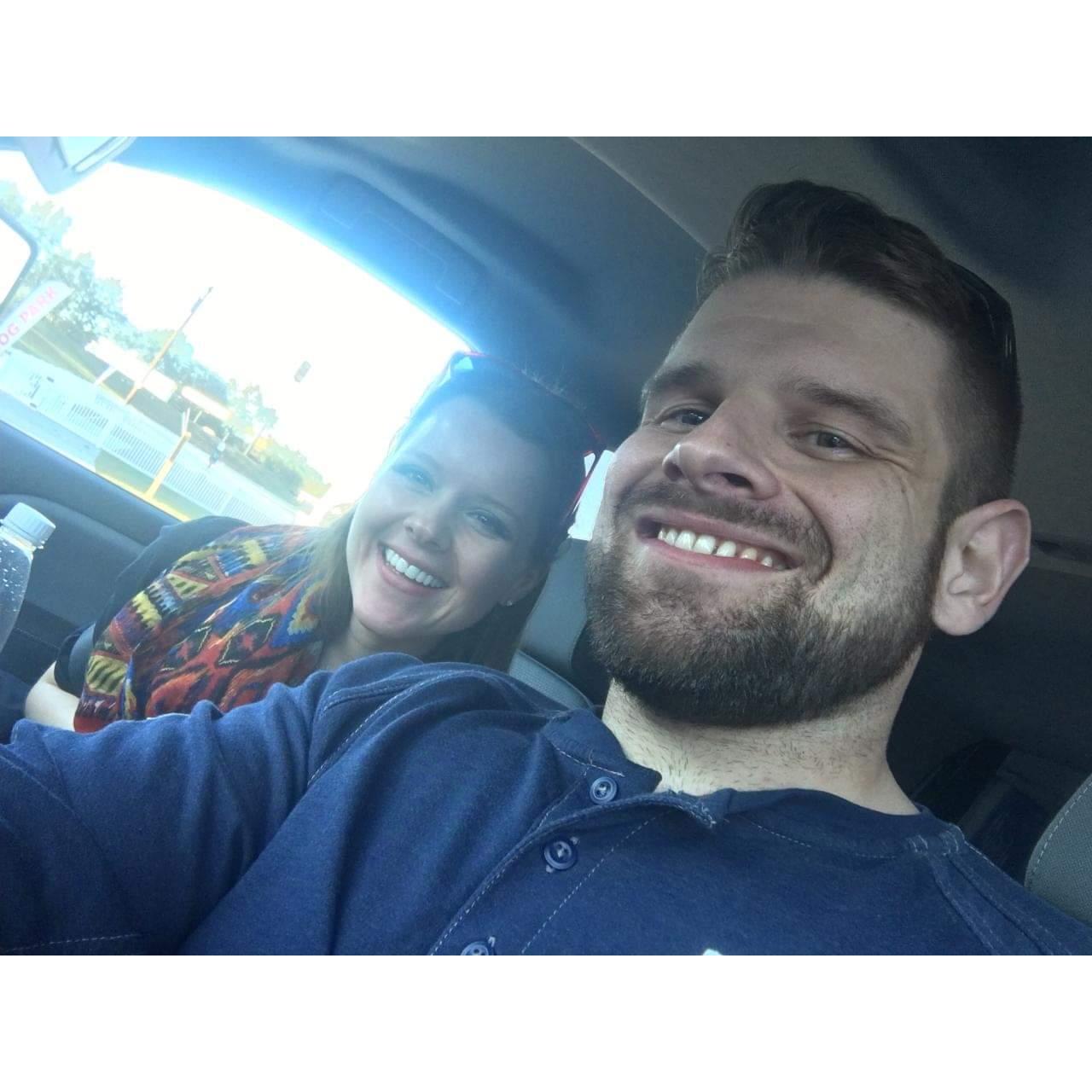 Heading to Walhalla, SC for the first time together to celebrate his brother's wedding. Chad asked Katey to go and meet his family only three weeks in to dating!