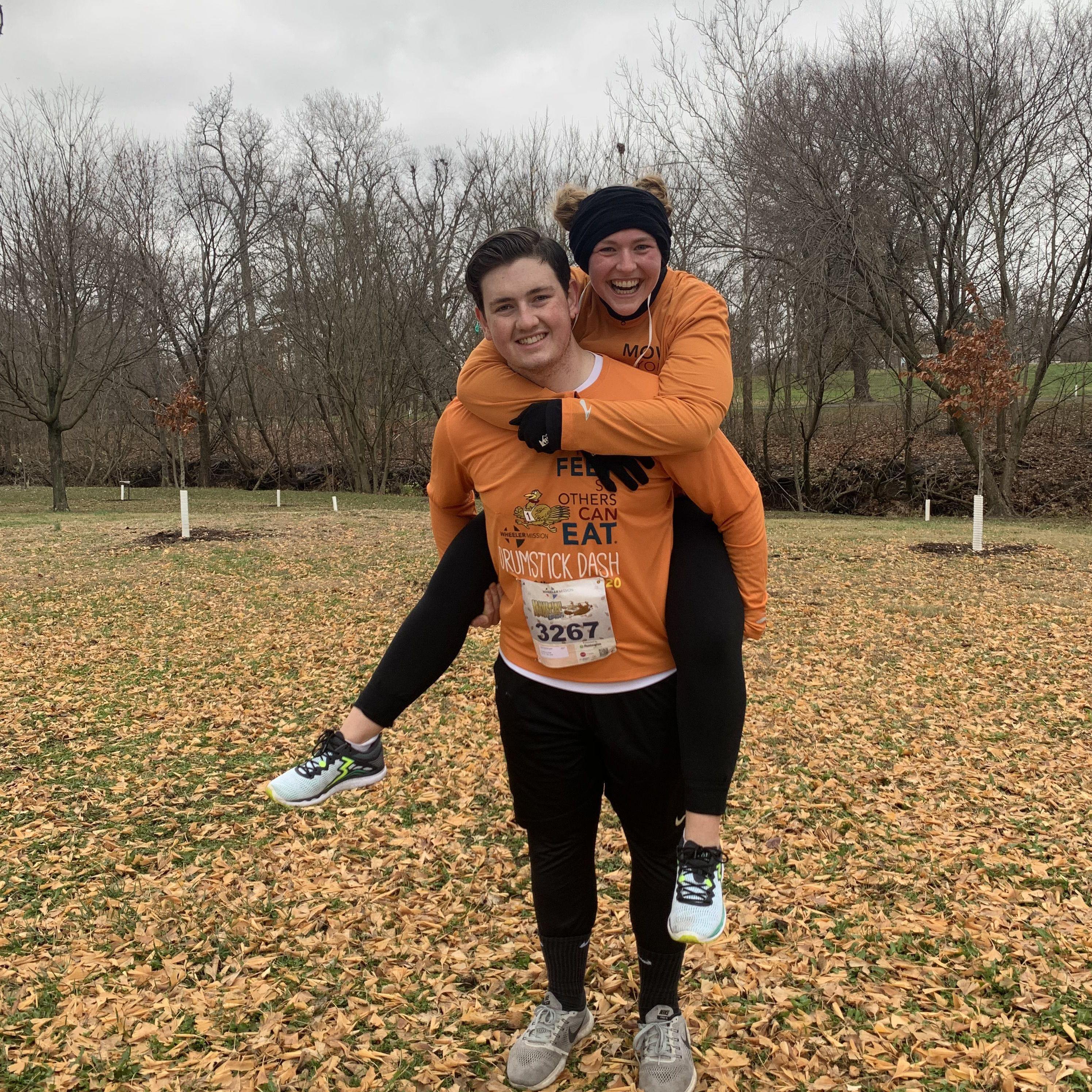 Our first 5K in our neighborhood's local park - Garfield Park (Thanksgiving 2020)