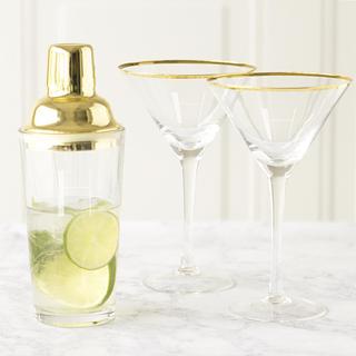 Personalized 3-Piece Gold Cocktail Set
