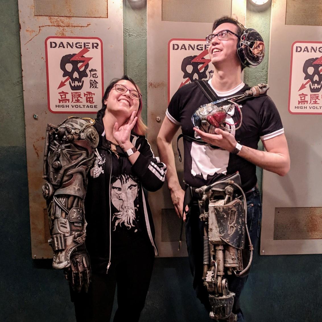 Us as cyborgs in the apocalypse.
