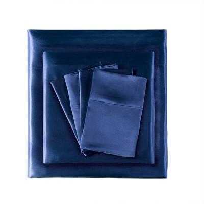 Solid Satin 6pc Wrinkle Free Luxurious Sheet Set