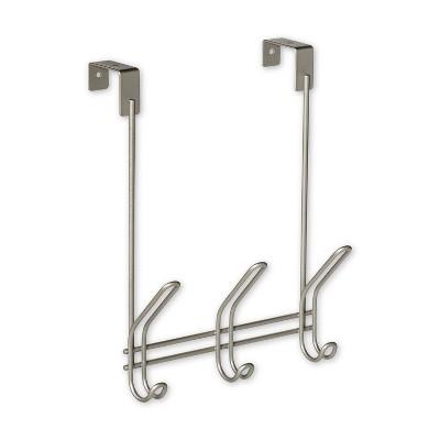3 Over-The-Door Hook Silver - Threshold™