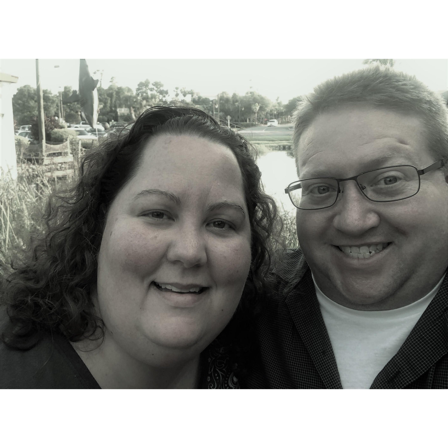 After being together 8 months, we finally had our first picture of just us!