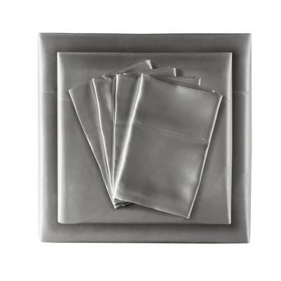 Solid Satin 6pc Wrinkle Free Luxurious Sheet Set