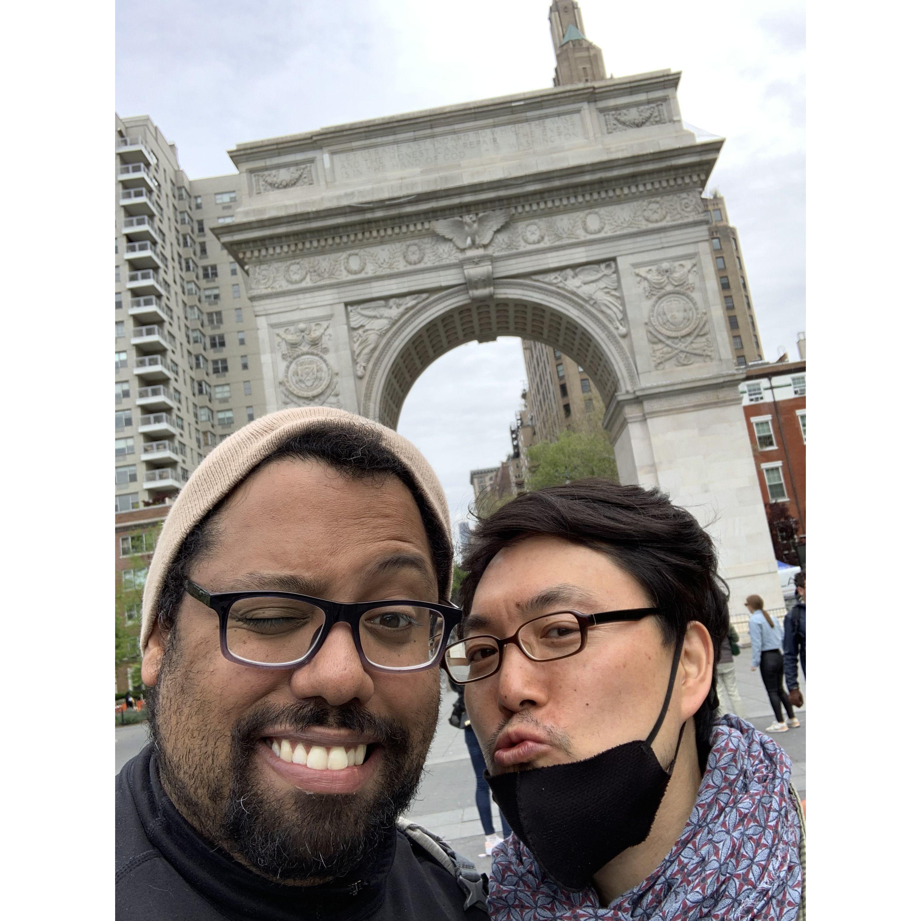 Jae's first time in NYC!