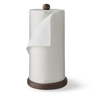 Walnut Paper Towel Holder