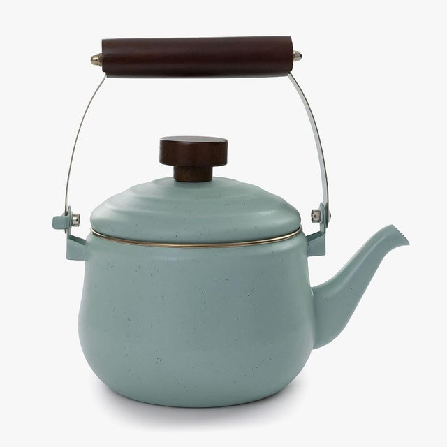 Enamel Teapot - Mint