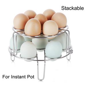 [Upgraded Version] Stackable Steamer Rack for Instant Pot Accessories / Egg Vegetable Steam Rack for Pressure Cooker Accessories