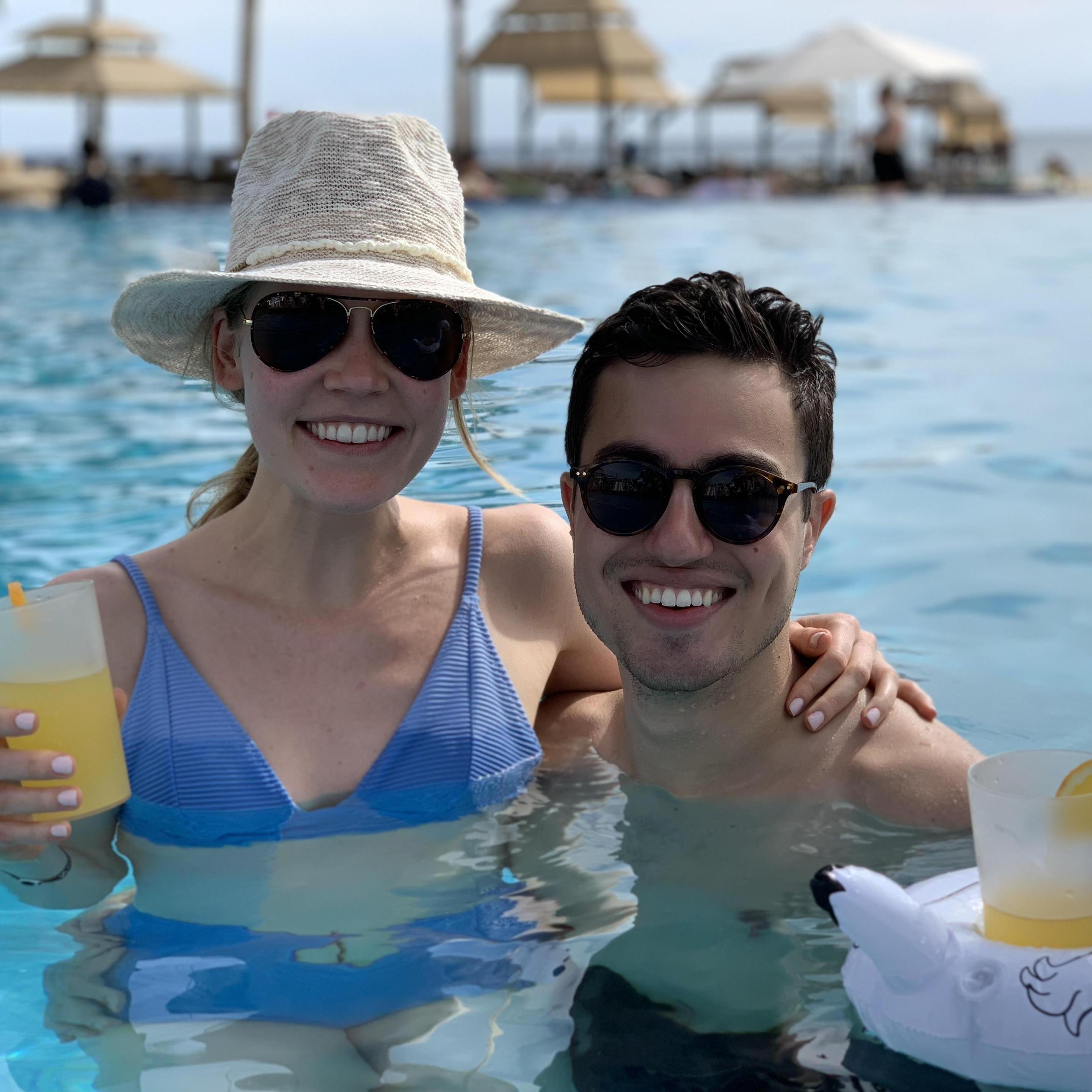 In Mexico for our friends' wedding!