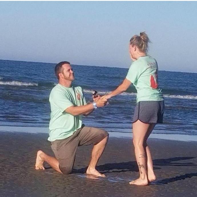 This was the moment our lives changed and we got engaged on the beach in Mexico!