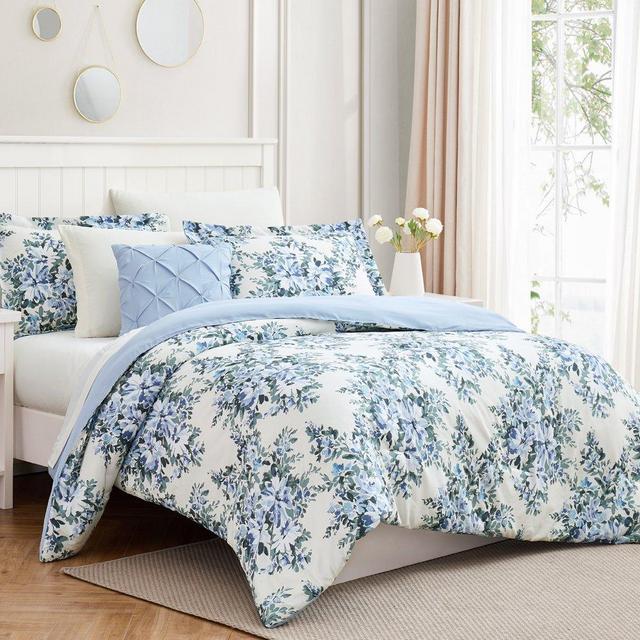 Modern Threads 8 Piece Printed Complete Bed Set, Leela, Queen