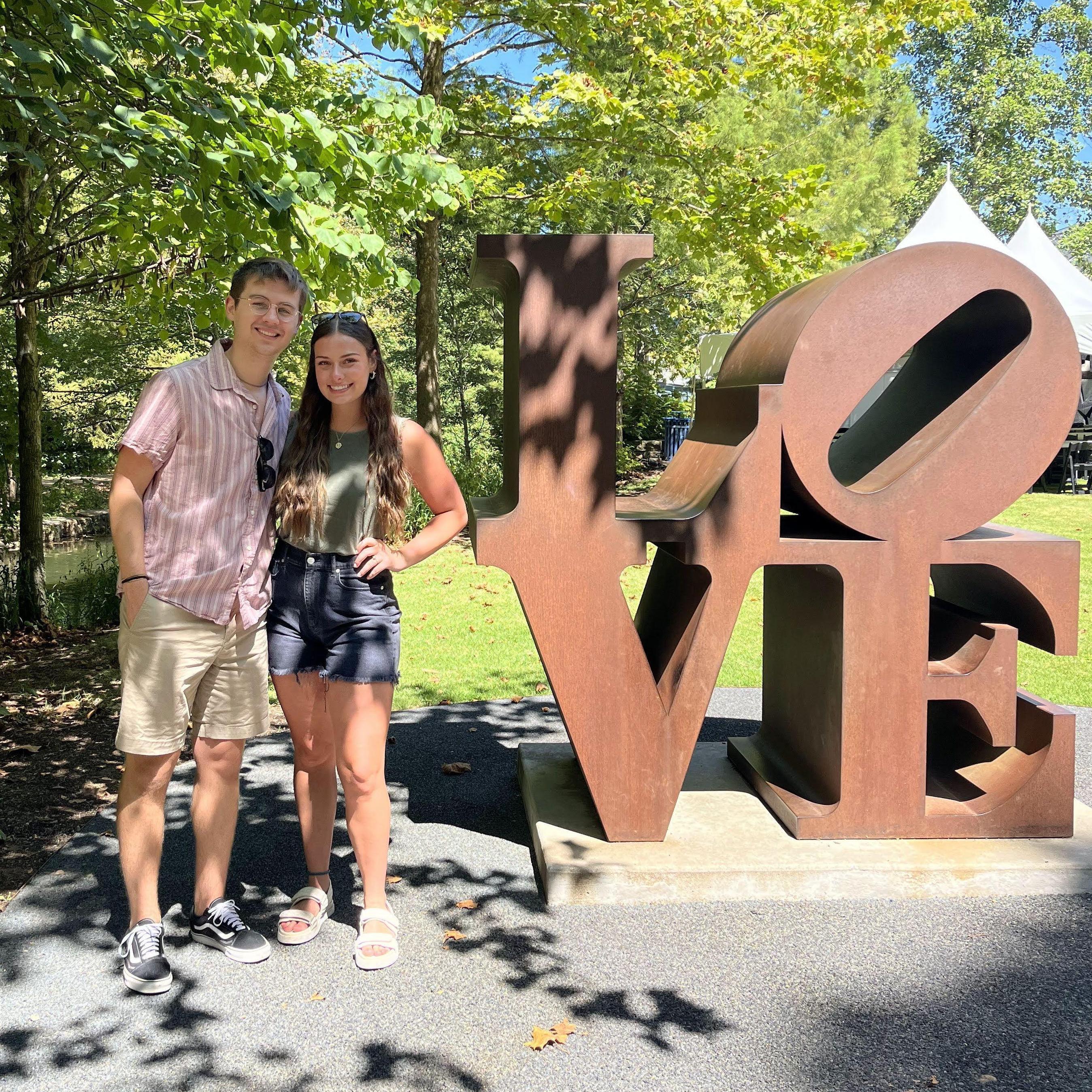 Our trip to Bentonville, AR to visit another LOVE sculpture