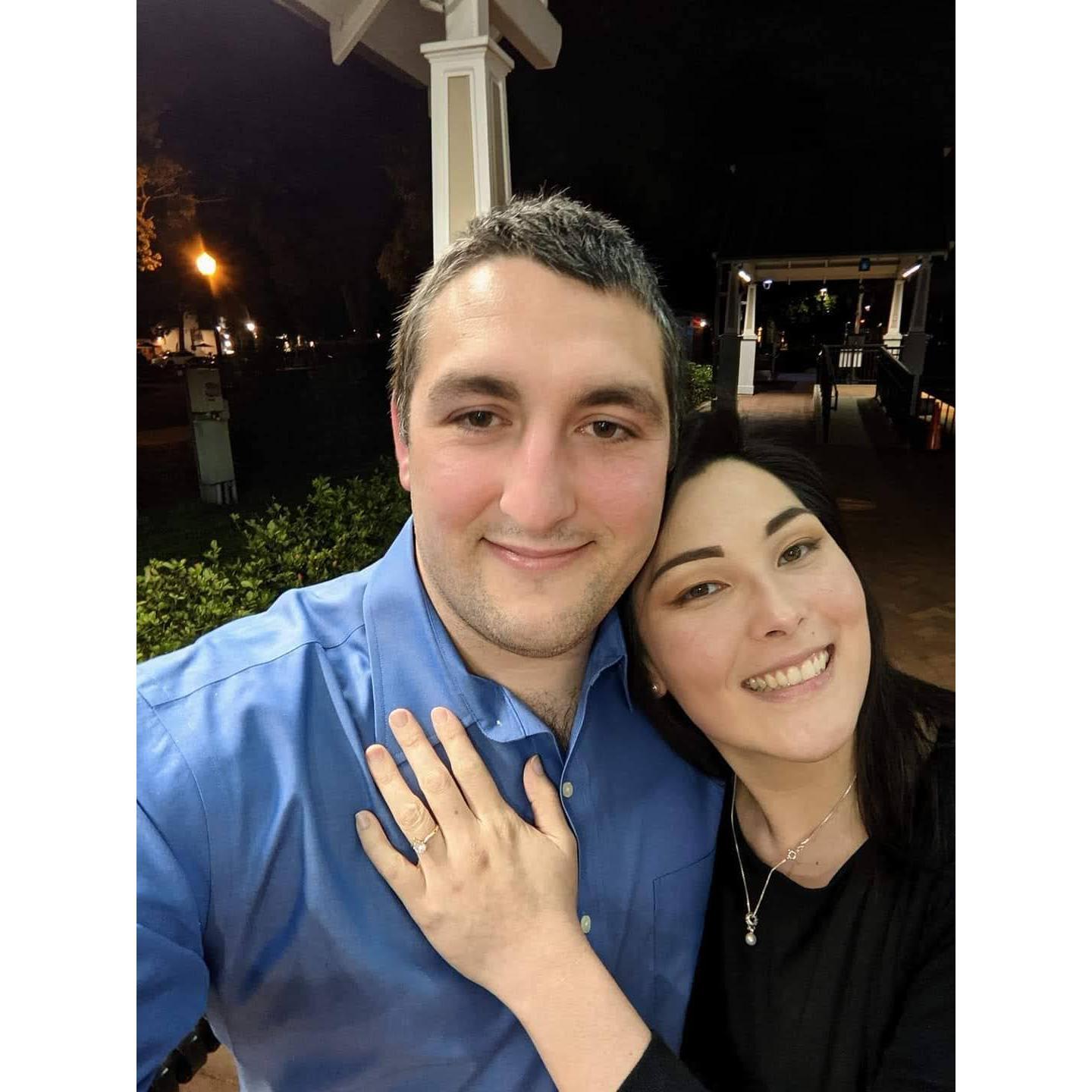 When she said yes!