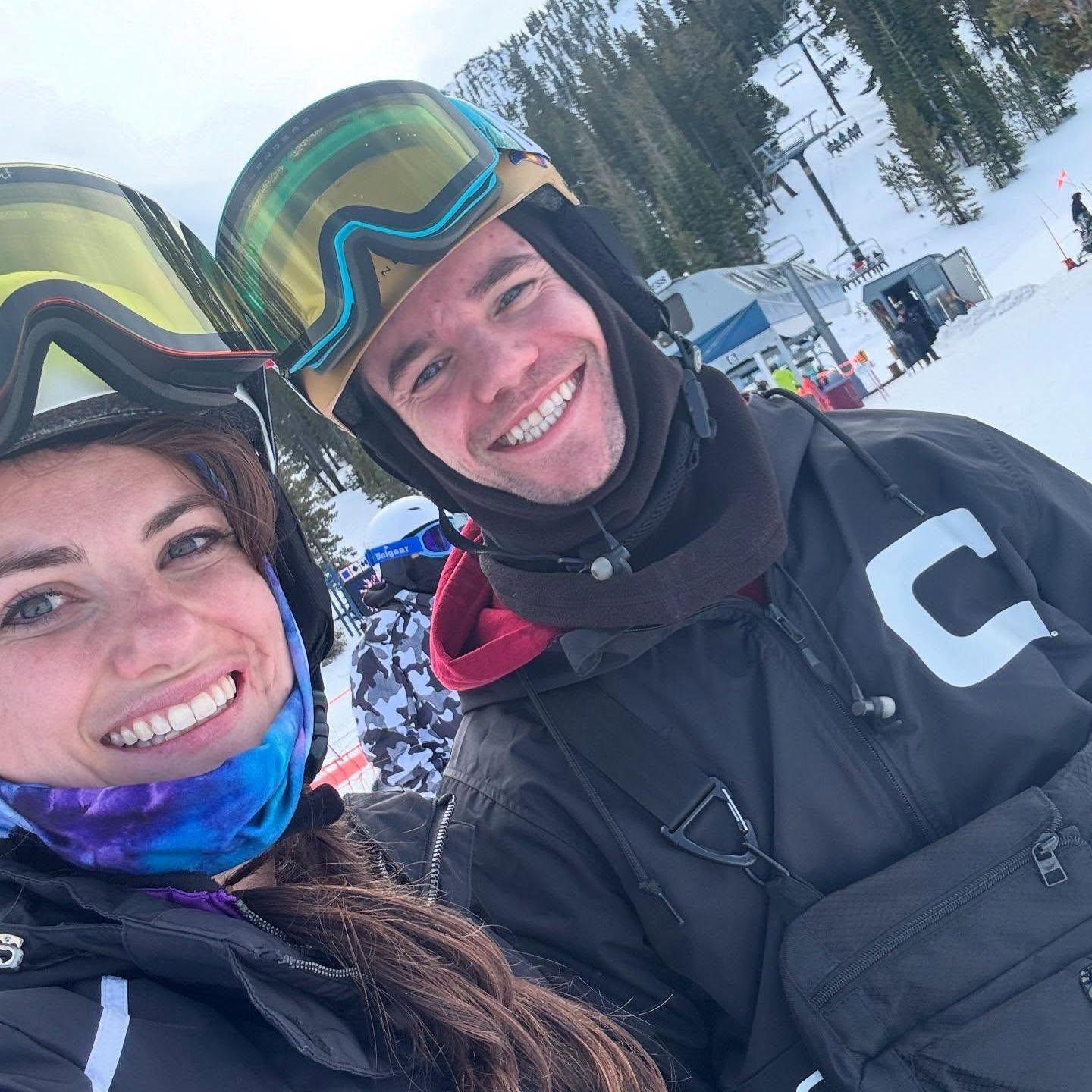 Snowboarding at Mt. Rose in Nevada