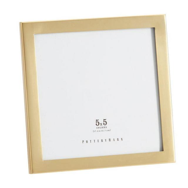 Personalized Modern Brass Frame, 5x5