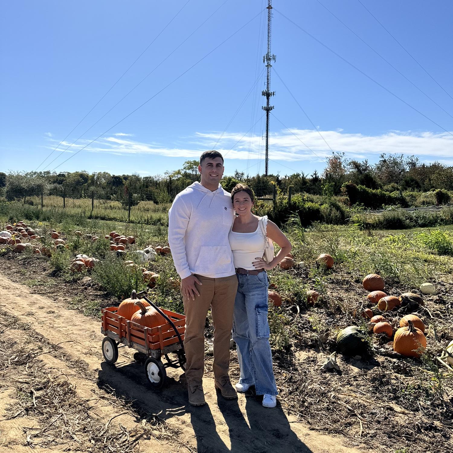 A perfect day for a pumpkin beer with brim
