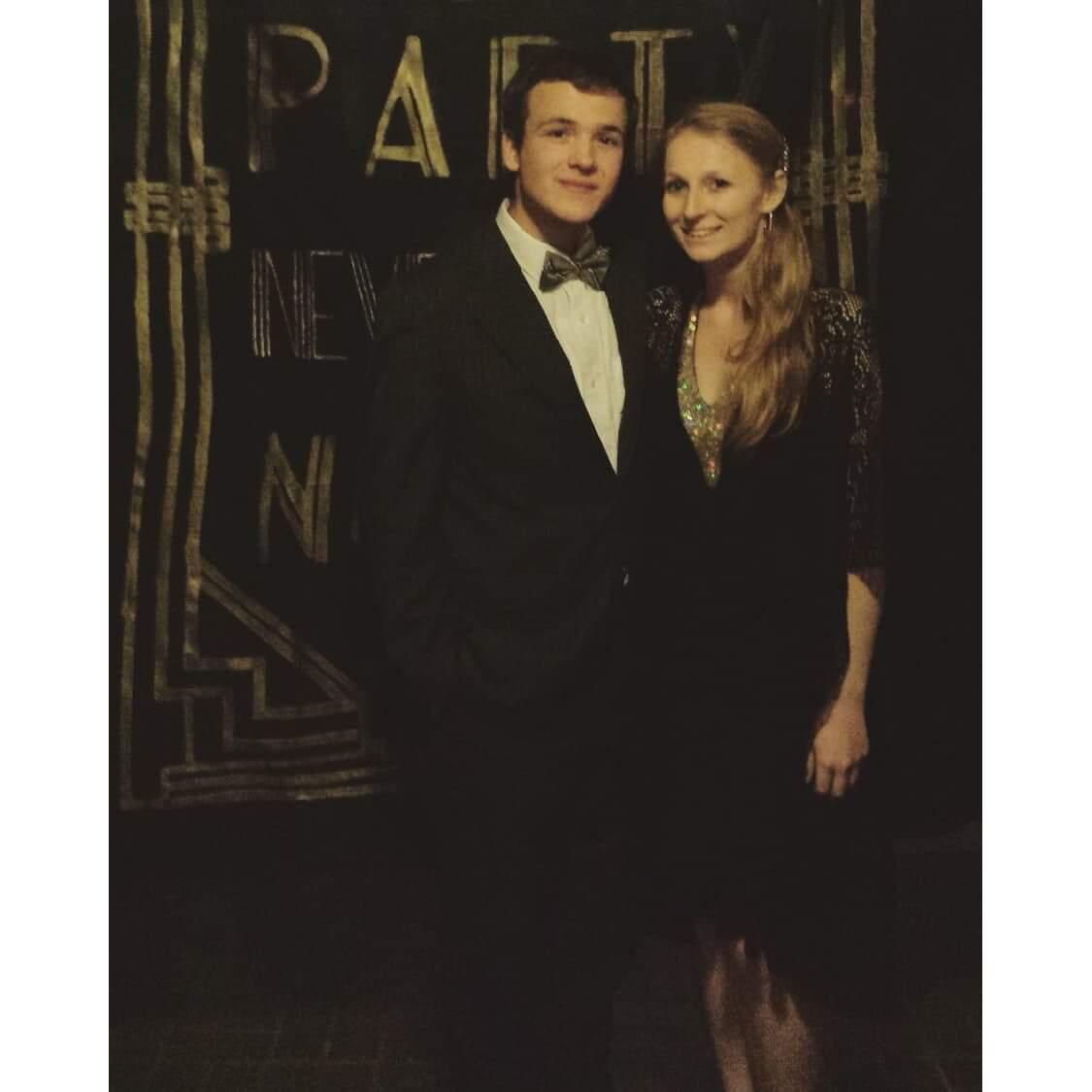 First E&S ball together. was 1920 themed. She had to be reminded just how bad of a dancer I am