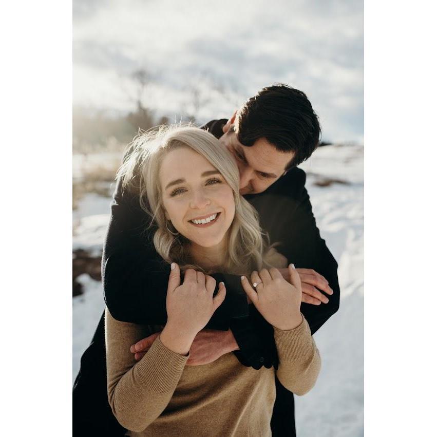Engagement photos in Boulder, CO where Luke proposed and went to College, SKO BUFFS!