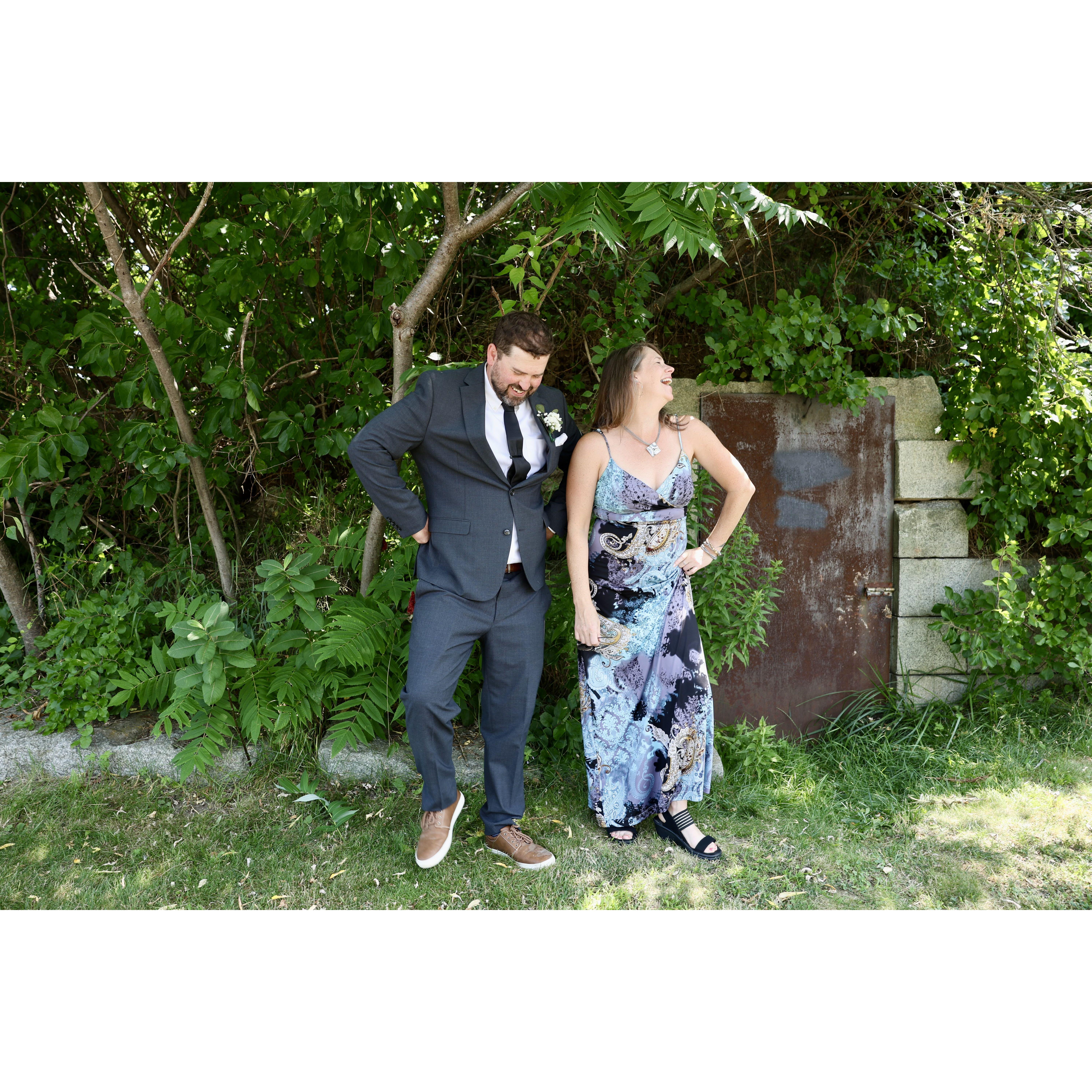 At Sarah's wedding reception in 2024