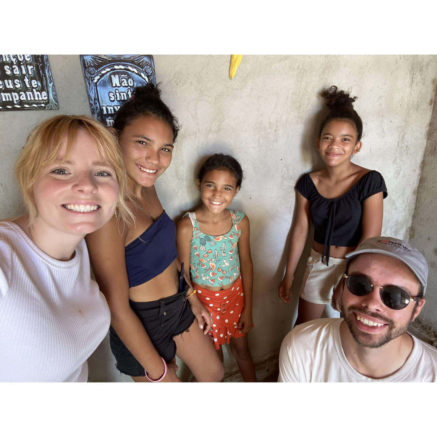 Some girls we got to talk with and minister to!