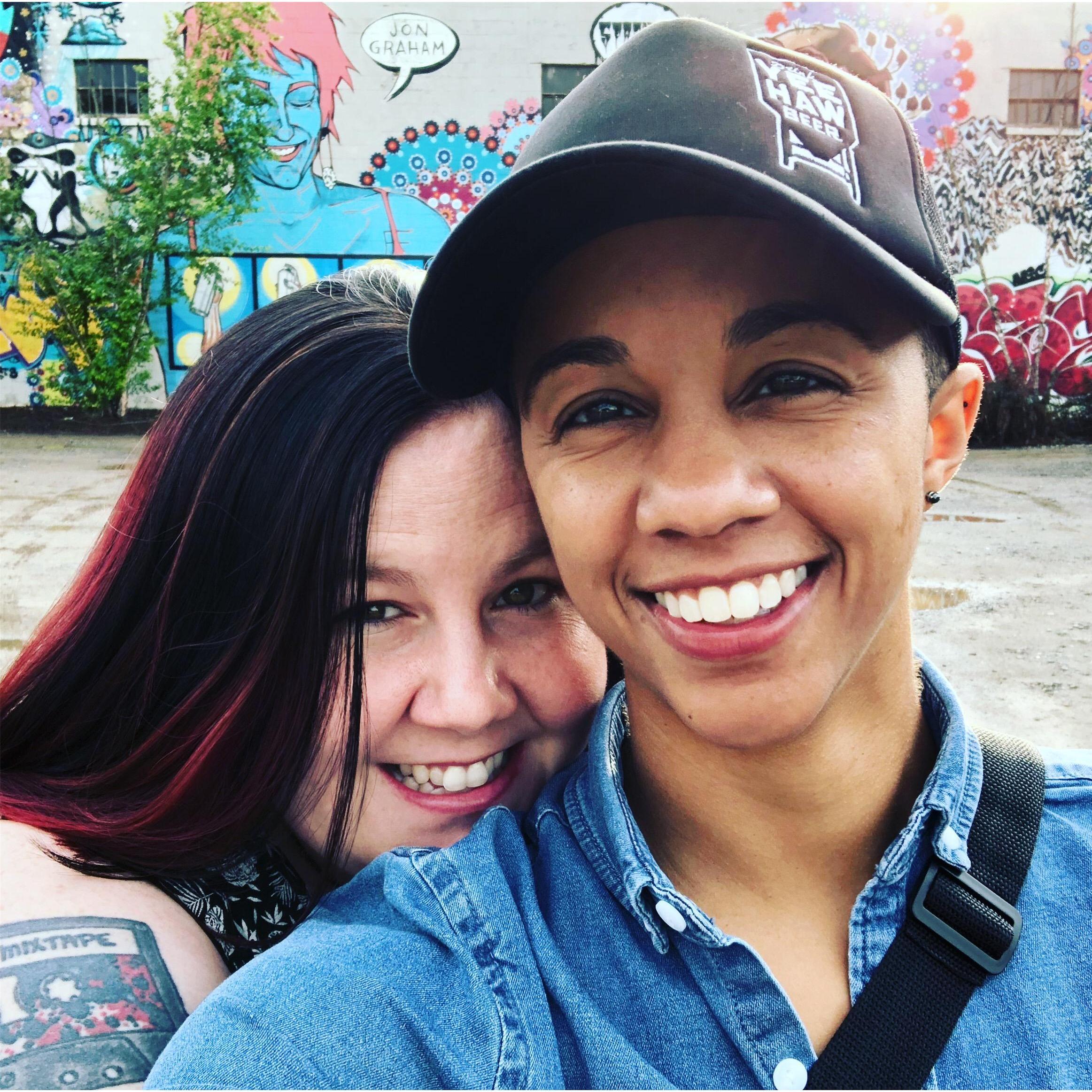 In our happy place, Asheville, NC.