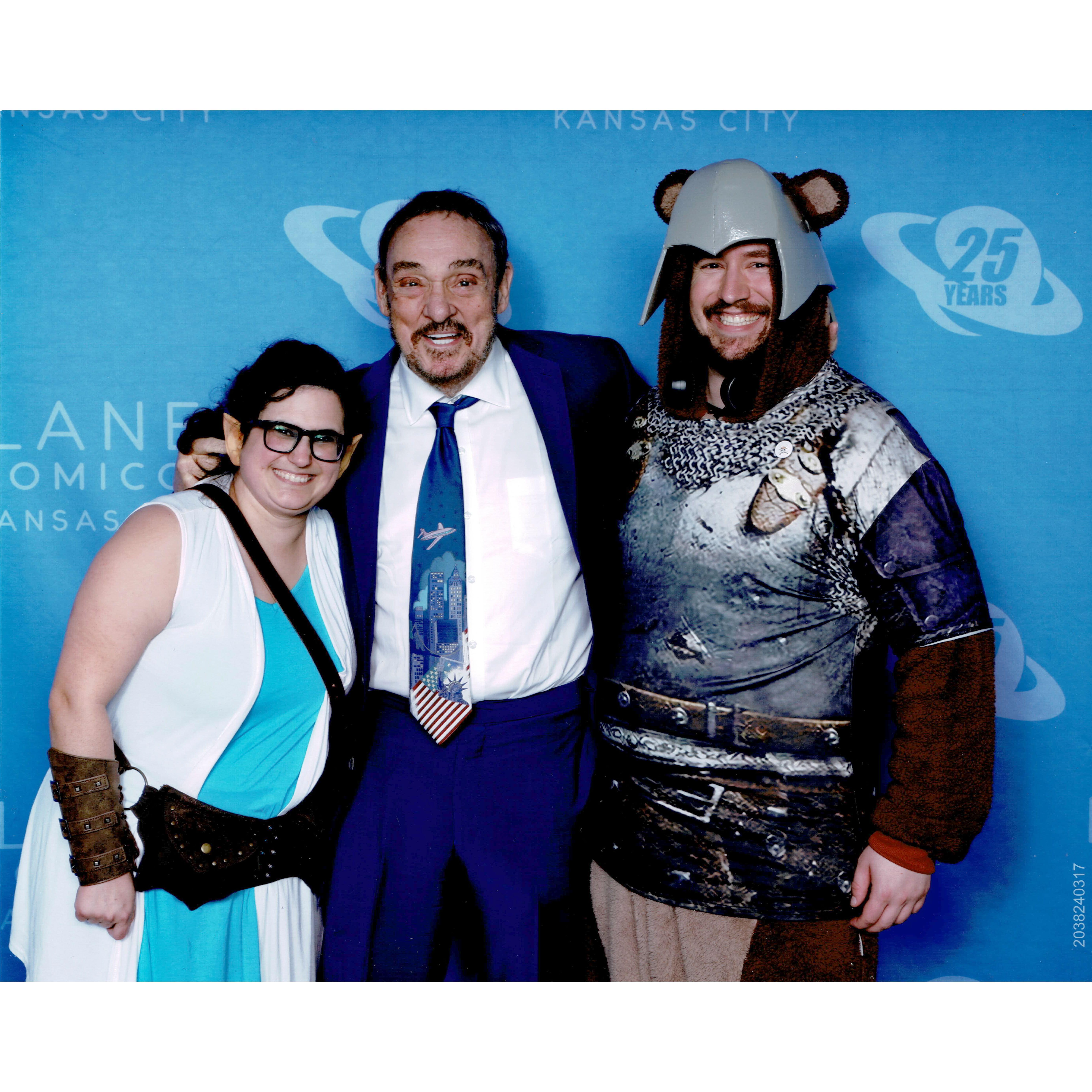 Meeting John Rhys Davies at Planet Comicon Kansas City 2024