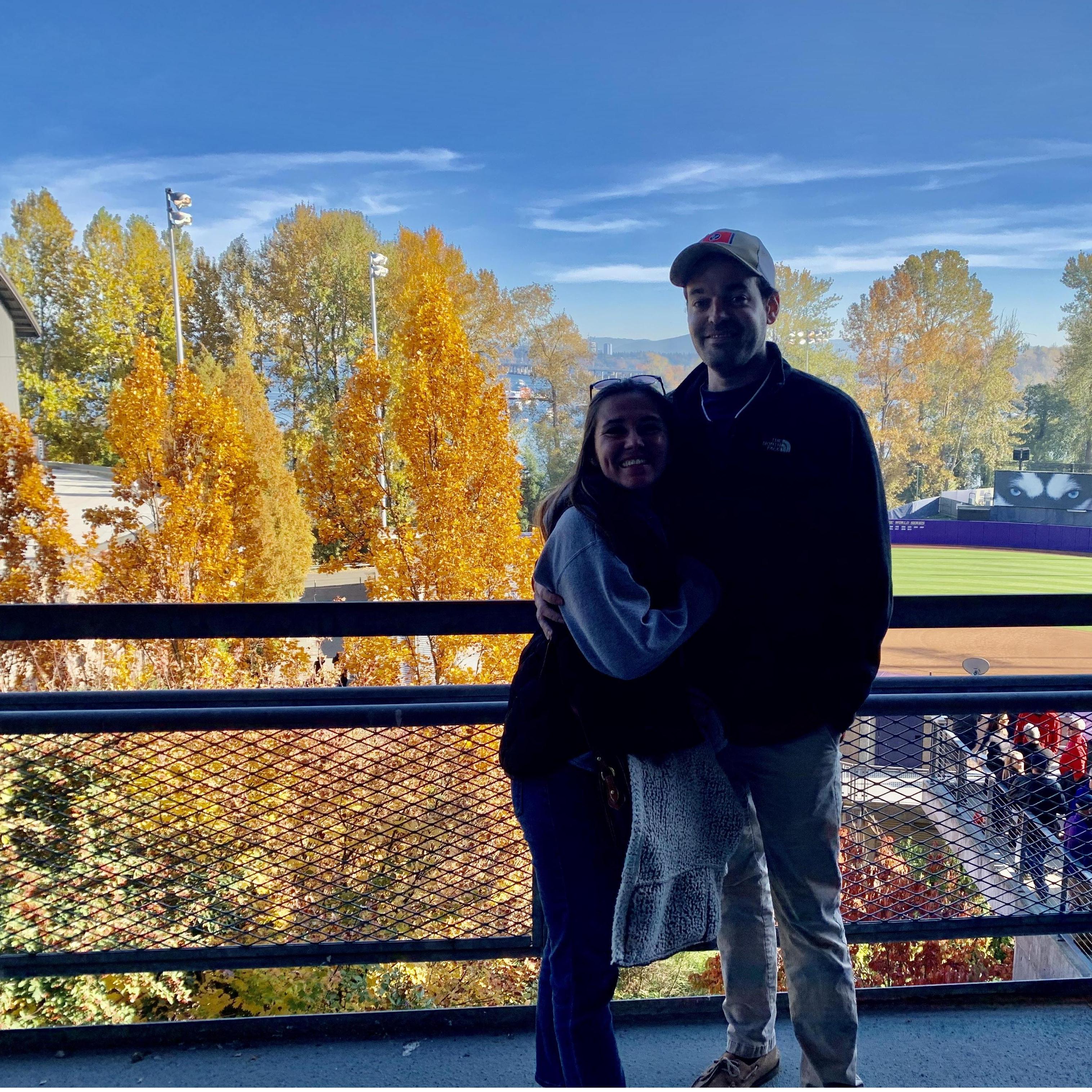 Huskies football game fall of 2019