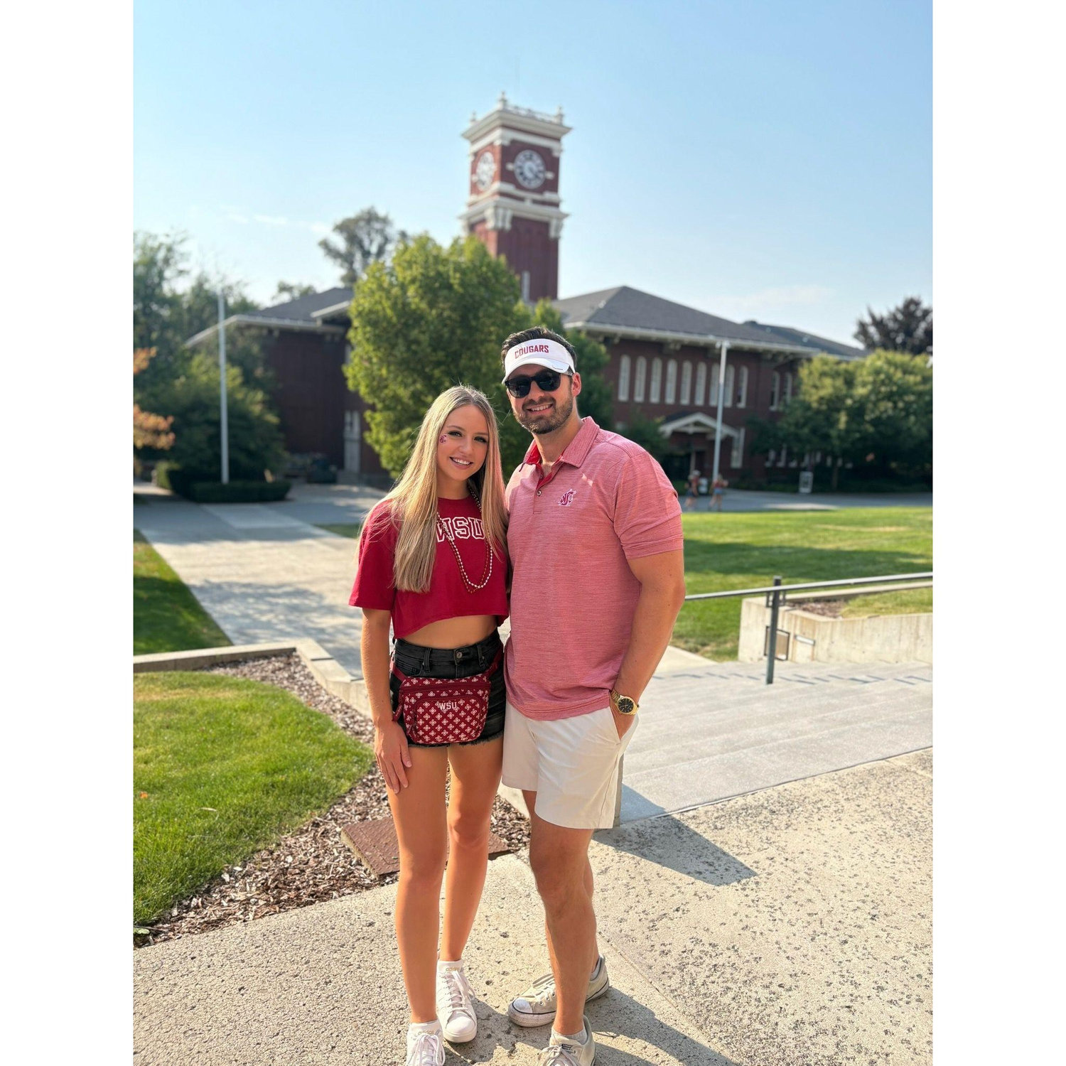 Visiting Pullman for the first football game of the year! Though we had no college years overlap, we both have a lot of fond memories from WSU.