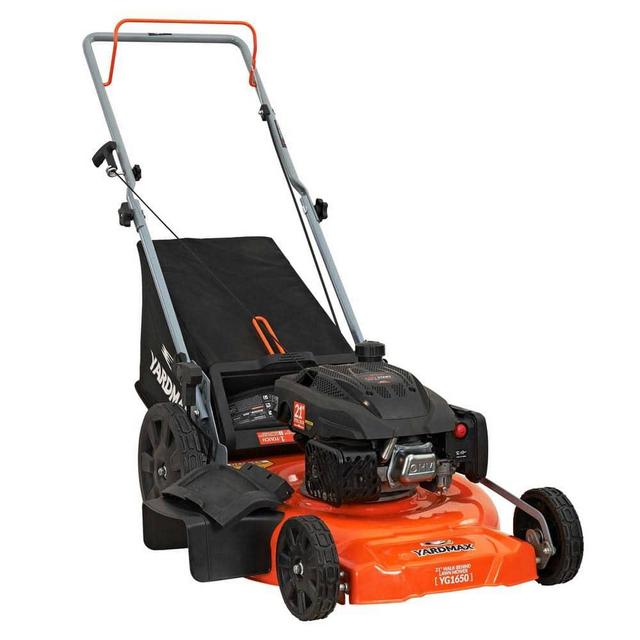 21 in. 170cc 3-in-1 Gas Walk Behind Push Lawn Mower with High Rear Wheels