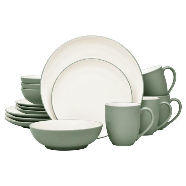 Noritake® Colorwave Coupe 16-Piece Dinnerware Set in Green