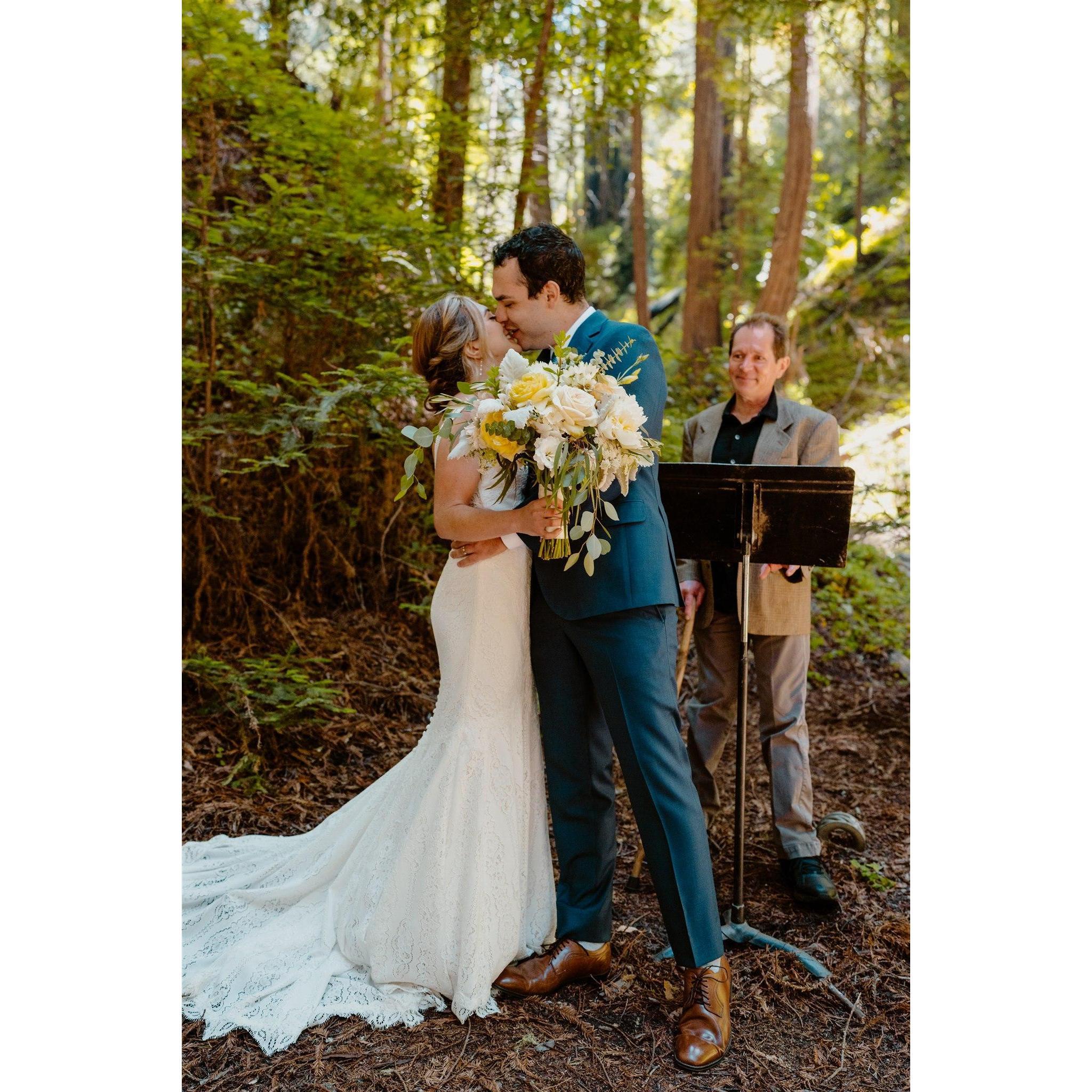 Kendal's father, Brian, officiated the ceremony.