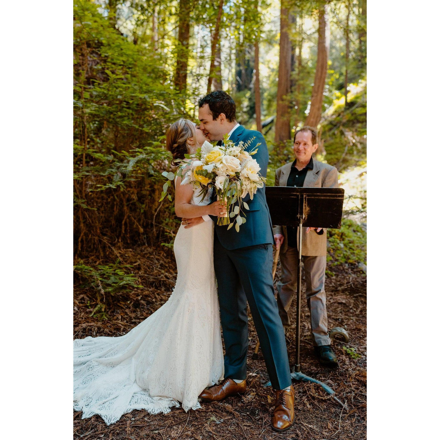 Kendal's father, Brian, officiated the ceremony.