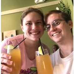 Mimosas at our favorite breakfast place in Jackson!