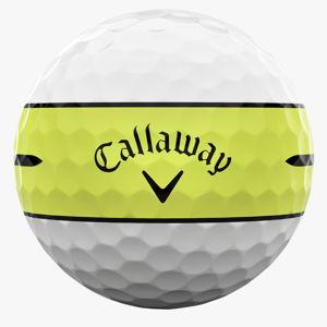 Callaway Chrome Soft 360 Yellow Stripe Golf Balls