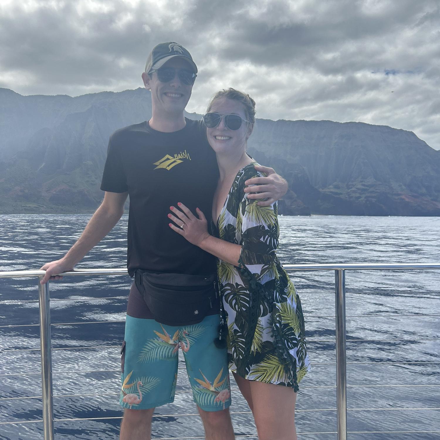 Ski Trip! Catamaran on the Na Pali Coast in Hawaii