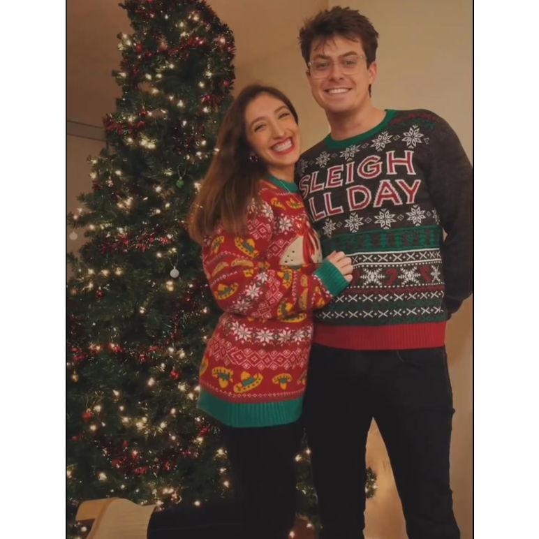 2023 - Christmas with a fake tree taller than the apartment ceiling