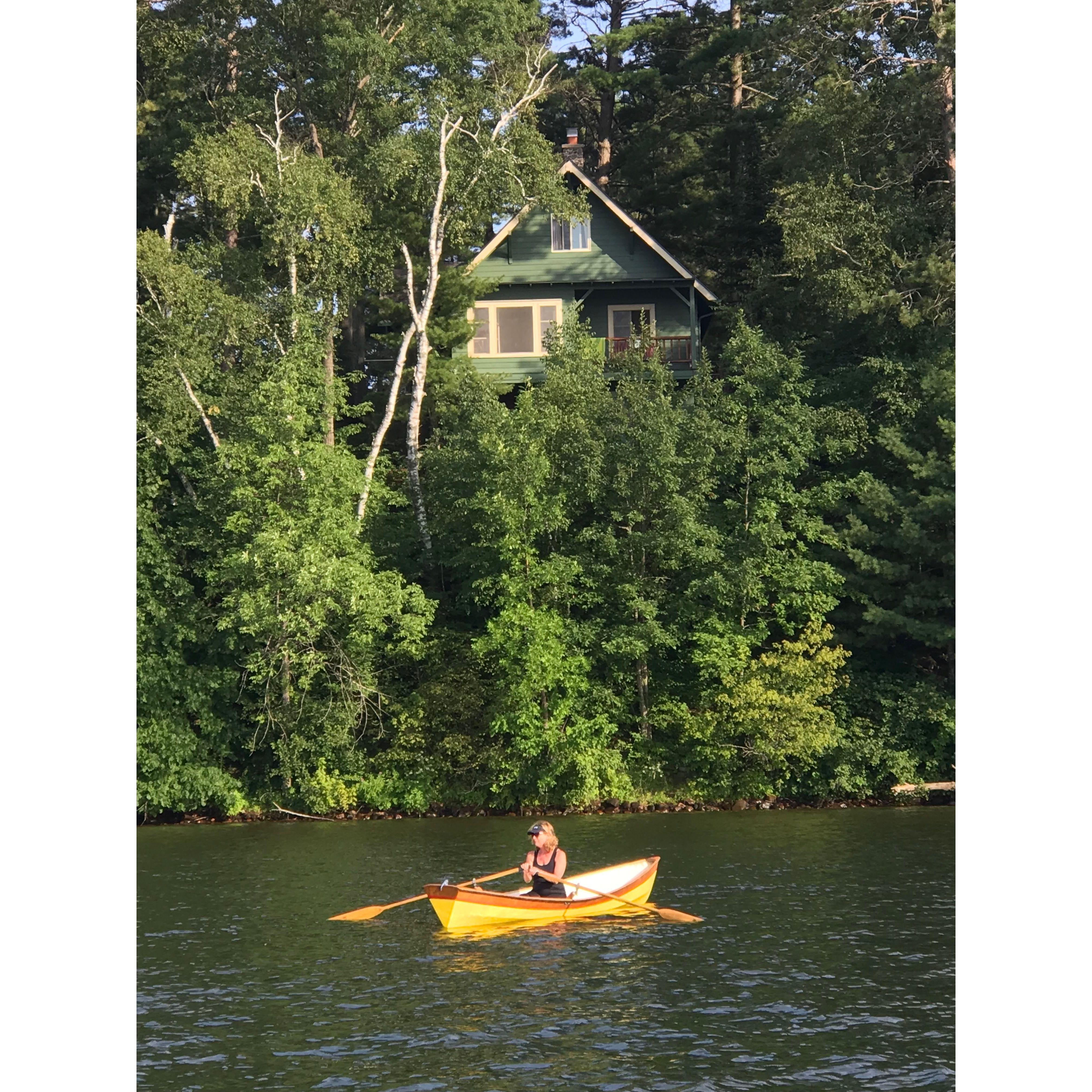 Kimberly's Happy Place, Lake Courte Oreilles ,Wisconsin. Our Cabin, The Loons Nest since 1906