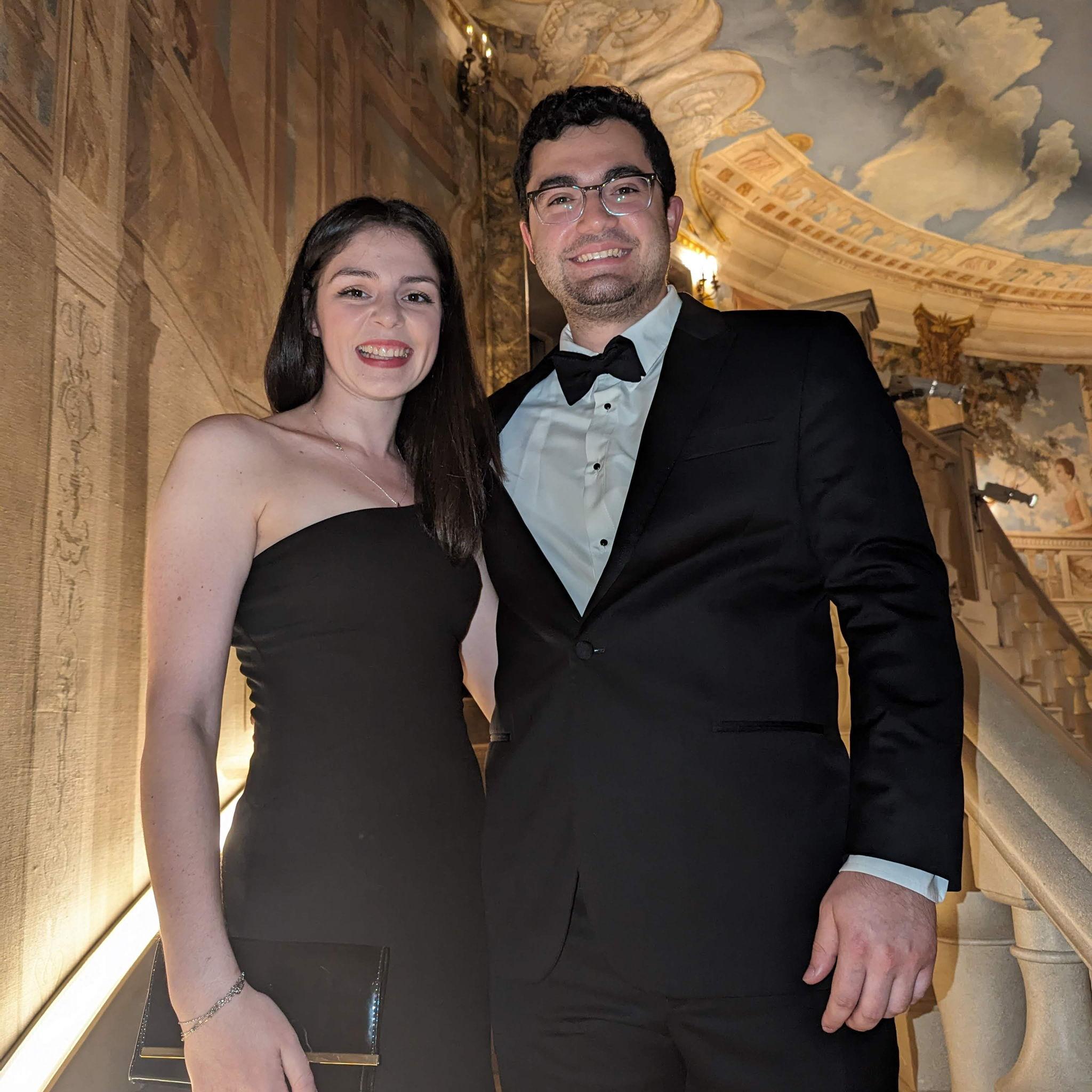 Our first wedding event we attended together.