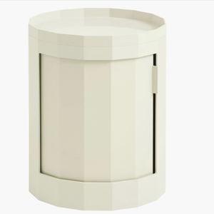 Facet Storage Cabinet | Short | Eggshell