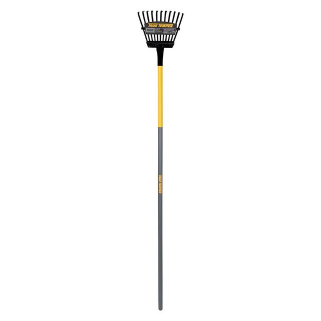 SuperFlex 11-Tine Steel Shrub Rake - True Temper