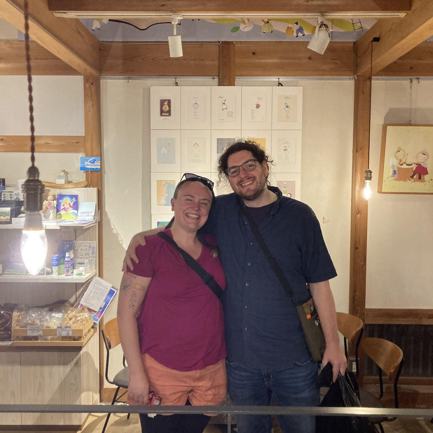 kochi, shikoku, japan, at the most amazing vegan restaurant with the kindest staff